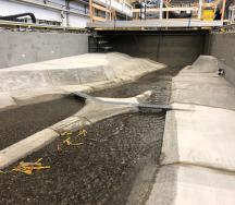 Hydraulische Modellversuche Schwemmholzrückhalt Grassi.